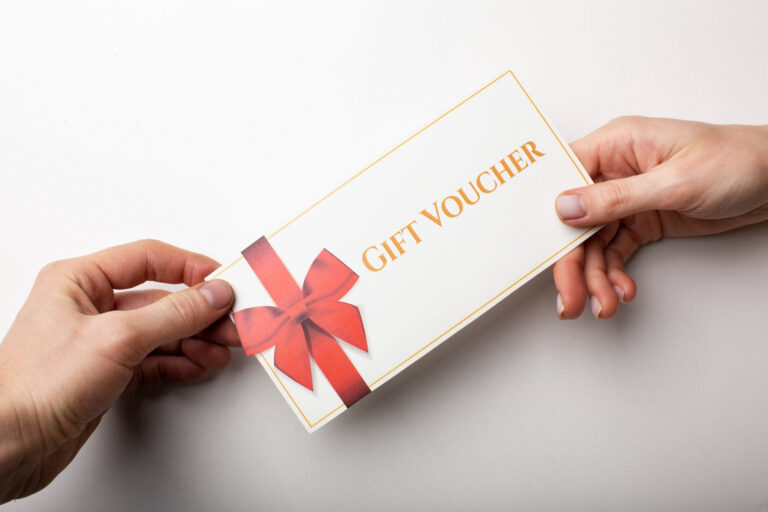 Nell'immagine un gift voucher